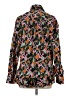 Roberta Freymann Print Green Pink Long Sleeve Blouse Size S - photo 2