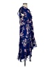 ECI 100% Polyester Paisley Blue Cocktail Dress Size 4 - photo 4