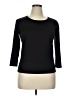 ONLY HEARTS Black 3/4 Sleeve T-Shirt Size XL - photo 1