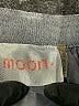 Moon Solid Gray Denim Skirt Size M - photo 4