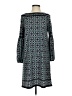 Max Studio Print Teal Black Casual Dress Size S - photo 1