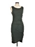 Leith Solid Gray Casual Dress Size M - photo 1