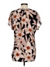 CAbi 100% Polyester Floral Brown Short Sleeve Blouse Size XS - photo 2