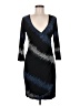 ECI Chevron-herringbone Black Cocktail Dress Size 6 - photo 1
