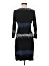 ECI Chevron-herringbone Black Cocktail Dress Size 6 - photo 2