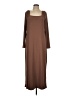 ASOS Solid Brown Casual Dress Size 12 - photo 1