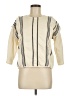 Eri + Ali Stripes Ivory Pullover Sweater Size M - photo 1