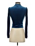 Shein Blue Long Sleeve Top Size 4 - photo 2