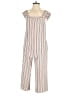 Monteau Stripes Ivory Jumpsuit Size S - photo 1