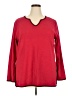 Rafaella Red Pullover Sweater Size 2X - photo 1