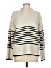 Karen Kane Stripes Ivory Pullover Sweater Size M - photo 1