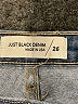 Just Black Hearts Blue Jeans Size 26 waist - photo 7