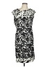 St. John Graphic Black Cocktail Dress Size 12 - photo 1