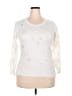 Chaser Stars White Pullover Sweater Size 2X - photo 1