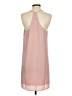 Three Eighty Two 100% Polyester Solid Pink Casual Dress Size S - photo 2