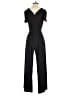 Monteau Solid Black Jumpsuit Size S - photo 2