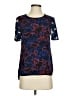 Classiques Entier Blue Short Sleeve Silk Top Size S - photo 1