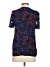 Classiques Entier Blue Short Sleeve Silk Top Size S - photo 2