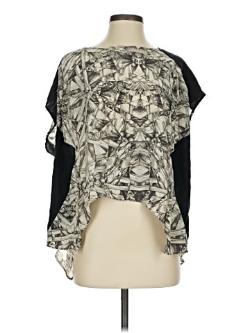 The Addison Story 3/4 Sleeve Silk Top (view 1)