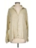 Grade & Gather 100% Polyester Metallic Gold Long Sleeve Blouse Size S - photo 1