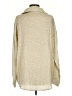 Grade & Gather 100% Polyester Metallic Gold Long Sleeve Blouse Size S - photo 2