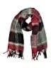 2 Chic 100% Acrylic Plaid Burgundy Red Scarf One size - photo 1