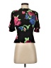 oasis Black Short Sleeve Blouse Size XS - photo 1