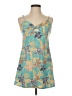 Assorted Brands 100% Rayon Tropical Teal Casual Dress Size S - photo 1