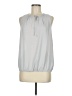 Three Eighty Two 100% Polyester Gray Sleeveless Blouse Size M - photo 1