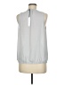 Three Eighty Two 100% Polyester Gray Sleeveless Blouse Size M - photo 2