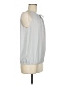 Three Eighty Two 100% Polyester Gray Sleeveless Blouse Size M - photo 4