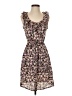 Tullette 100% Polyester Floral Black Casual Dress Size XS - photo 1