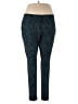 Color Swatch Paisley Teal Casual Pants Size 2X - photo 1
