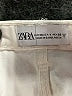 Zara 100% Cotton Ivory Shorts Size 4 - photo 3