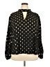 Shein Curve Polka Dots Black Long Sleeve Blouse Size 18 Plus (3) - photo 1