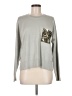 DKNY Silver Pullover Sweater Size M - photo 1