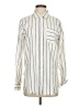 Thread & Supply Stripes Ivory Long Sleeve Button-Down Shirt Size S - photo 1
