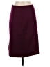 J.Crew 100% Wool Solid Burgundy Wool Skirt Size 0 - photo 1