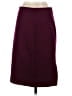 J.Crew 100% Wool Solid Burgundy Wool Skirt Size 0 - photo 2