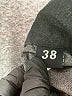Request Black Gray Denim Skirt Size EU 38 / US 8 - photo 5