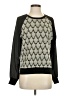 Timing 100% Polyester Gray Long Sleeve Blouse Size S - photo 1