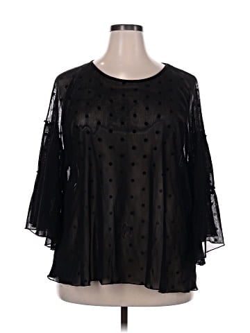 Masseys 3/4 Sleeve Blouse (view 1)