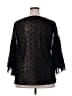 Masseys 100% Polyester Black 3/4 Sleeve Blouse Size 2X - photo 2