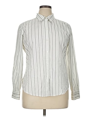 Liz Claiborne Long Sleeve Button-Down Shirt (view 1)