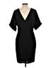 ASOS Solid Black Casual Dress Size 10 - photo 2