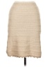 Assorted Brands Chevron-herringbone Tan Casual Skirt Size 8 - photo 1