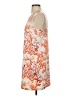 Cooper & Ella 100% Polyester Print Orange Casual Dress Size S - photo 5