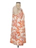 Cooper & Ella 100% Polyester Print Orange Casual Dress Size S - photo 4