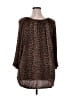 MICHAEL Michael Kors Brown 3/4 Sleeve Blouse Size 3X - photo 2