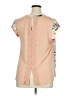 Daniel Rainn 100% Polyester Tropical Orange Short Sleeve Blouse Size XL - photo 2